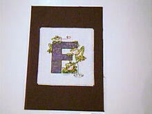 Card for (QUILTED) Frog E01