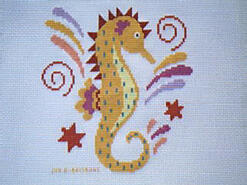 Cross stitch square for Darius (E)'s quilt