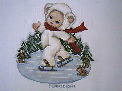 Cross stitch square for (QUILTED) Sport E01's quilt