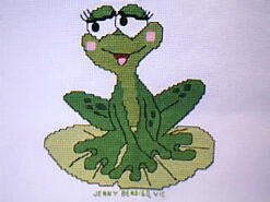 Cross stitch square for (QUILTED) Frog E01's quilt