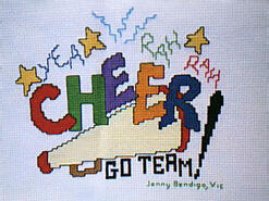 Cross stitch square for (QUILTED) Sport E01's quilt