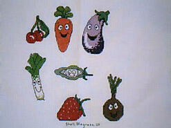 Cross stitch square for any child