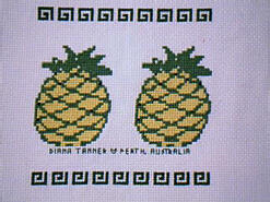 Cross stitch square for (QUILTED) I Spy...P E01's quilt