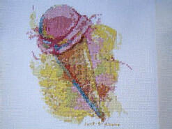 Cross stitch square for Chloe C's quilt