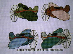 Cross stitch square for (QUILTED) I Spy...P E01's quilt