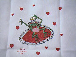 Cross stitch square for (QUILTED) Frog E01's quilt