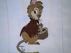 Cross stitch square for (QUILTED) Animals-All Creatures Great and Small E01's quilt