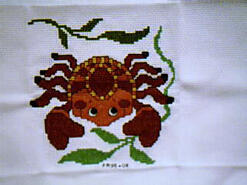Cross stitch square for Peter H's quilt