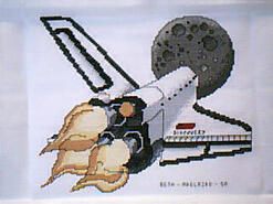Cross stitch square for Glenn D's quilt
