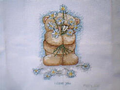 Cross stitch square for Christiana K's quilt
