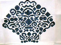 Cross stitch square for Alex S's quilt