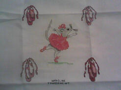 Cross stitch square for Grace's quilt