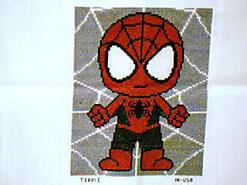 Cross stitch square for Charlie N's quilt