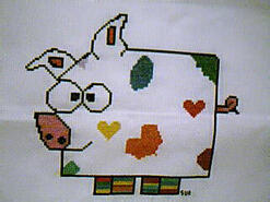 Cross stitch square for any child