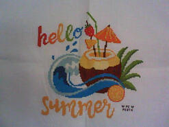 Cross stitch square for any child