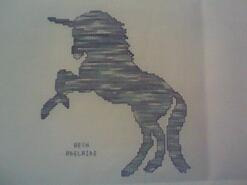Cross stitch square for Angel's quilt