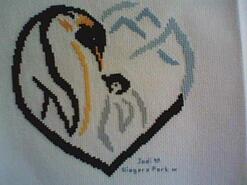 Cross stitch square for Ella W's quilt
