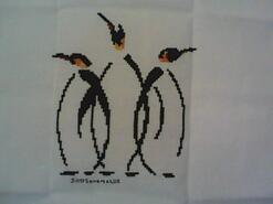 Cross stitch square for Ella W's quilt
