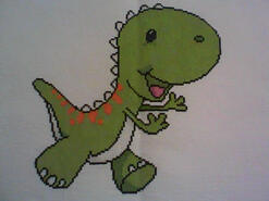 Cross stitch square for any child