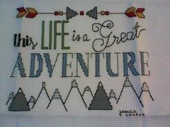 Cross stitch square for any child