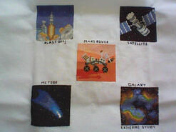 Cross stitch square for Rylee's quilt