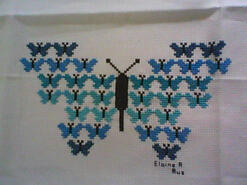 Cross stitch square for Taejarna's quilt