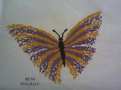 Cross stitch square for Taejarna's quilt