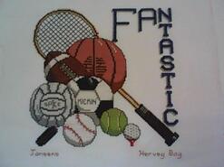 Cross stitch square for any child