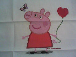 Cross stitch square for Symmie's quilt