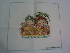 Cross stitch square for any child