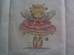 Cross stitch square for Ella B(2)'s quilt