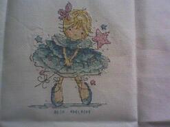 Cross stitch square for Ella B(2)'s quilt