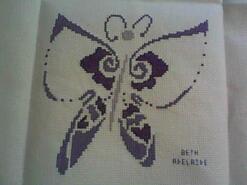 Cross stitch square for Faye's quilt