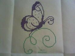 Cross stitch square for Faye's quilt