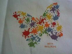 Cross stitch square for Daekotah-Jay's quilt