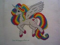 Cross stitch square for Daekotah-Jay's quilt
