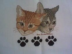 Cross stitch square for Kaylee-Jayde's quilt