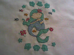 Cross stitch square for Scarlett S's quilt