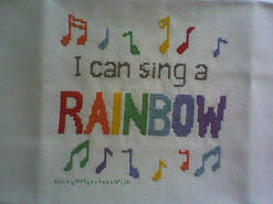Cross stitch square for any child