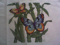 Cross stitch square for Taejarna's quilt