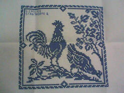 Cross stitch square for any child