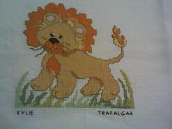 Cross stitch square for any child