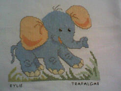 Cross stitch square for any child