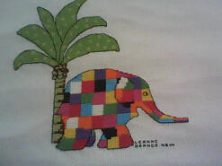 Cross stitch square for any child