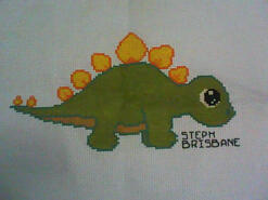 Cross stitch square for any child