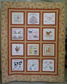 Photo of (QUILTED) Animals-Farm Animals E01s quilt