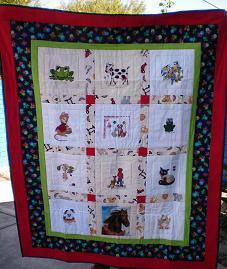 Photo of (QUILTED) Animals-All Creatures Great and Small E01s quilt