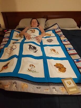 Photo of Ben  Ts quilt