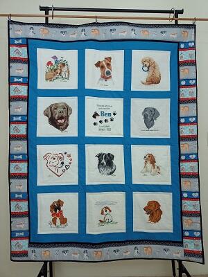Photo of Ben  Ts quilt